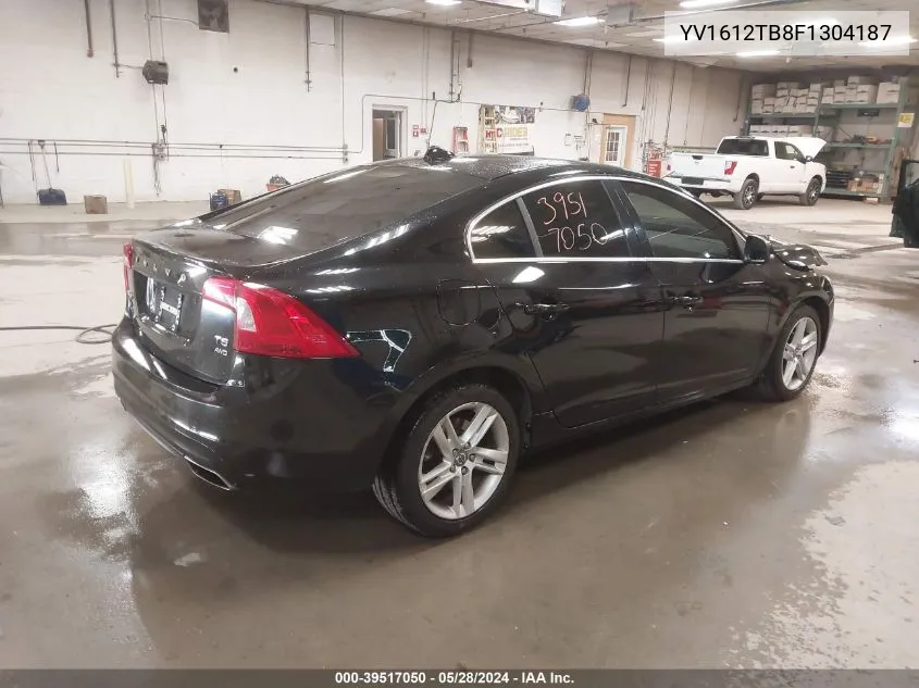 YV1612TB8F1304187 2015 Volvo S60 T5 Premier