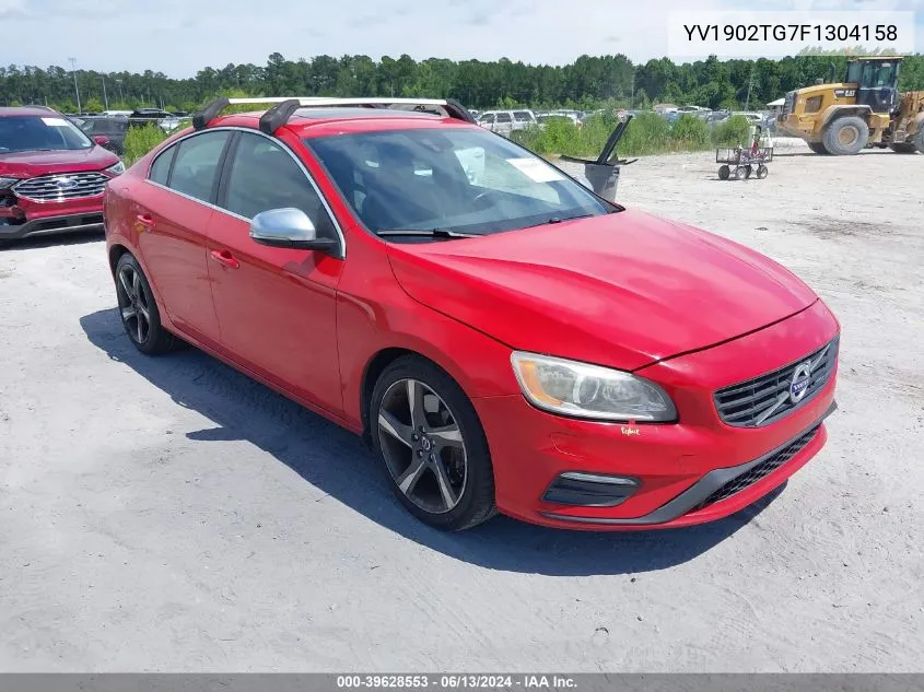 2015 Volvo S60 T6 R-Design VIN: YV1902TG7F1304158 Lot: 39628553