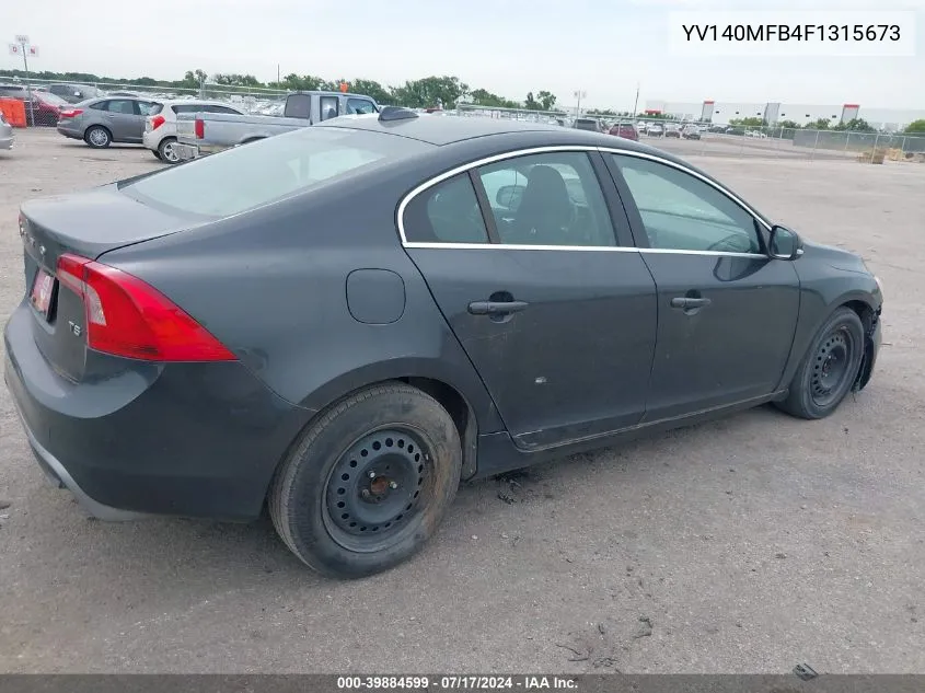 YV140MFB4F1315673 2015 Volvo S60 T5 Premier