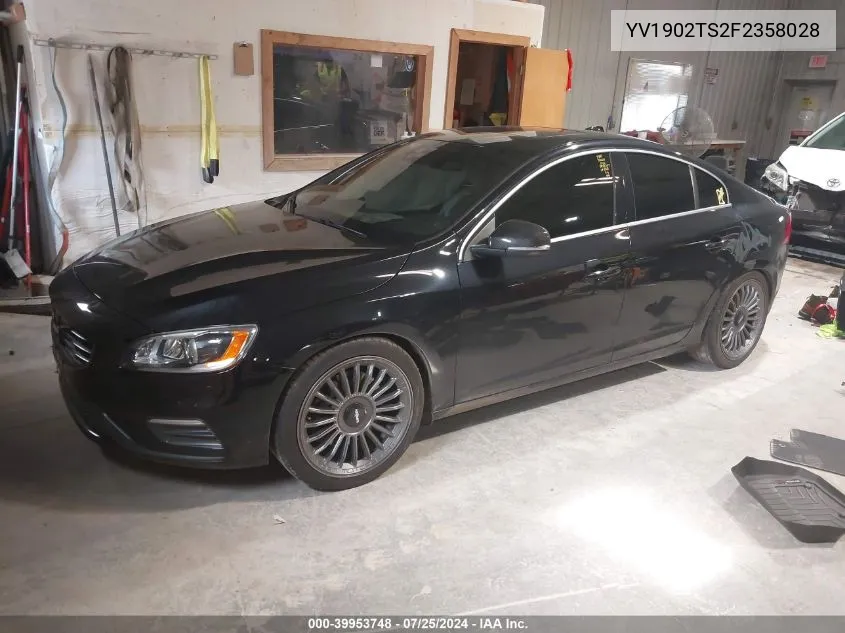 YV1902TS2F2358028 2015 Volvo S60