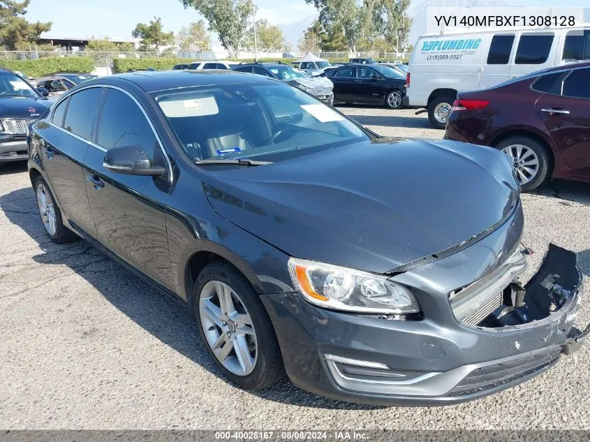 2015 Volvo S60 T5 Premier VIN: YV140MFBXF1308128 Lot: 40025167