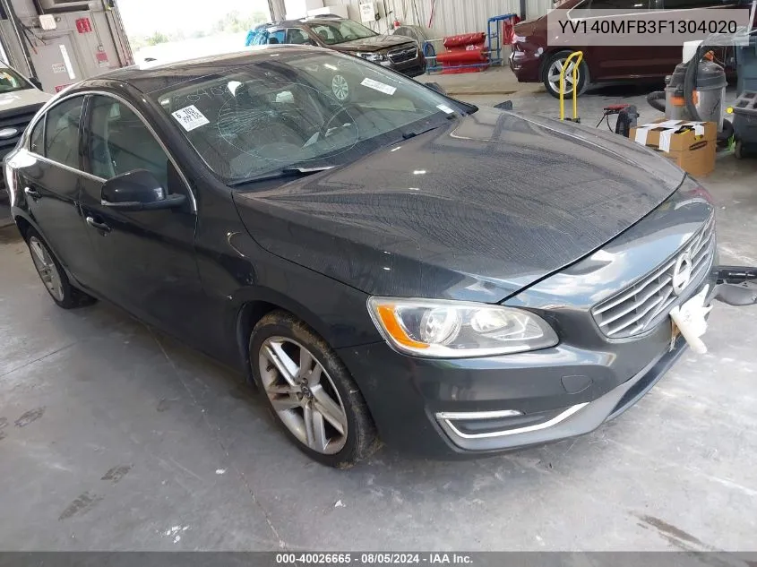 YV140MFB3F1304020 2015 Volvo S60 T5 Premier