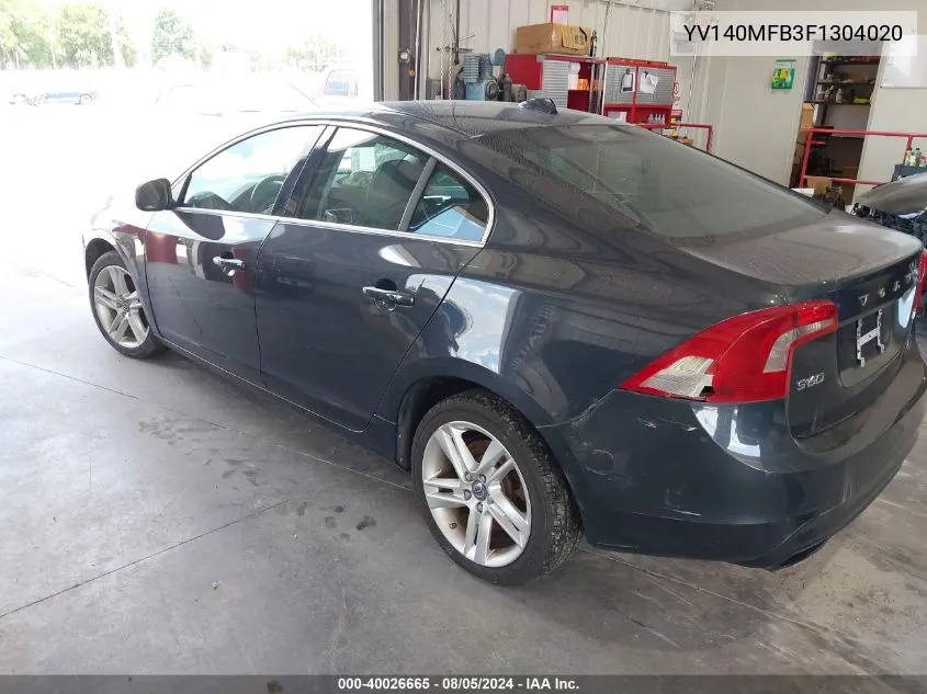 YV140MFB3F1304020 2015 Volvo S60 T5 Premier