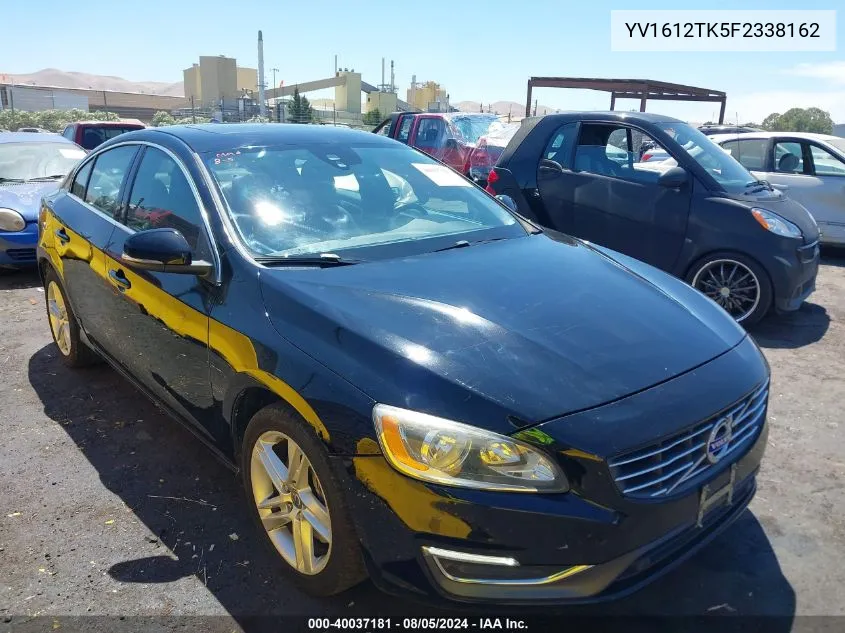 YV1612TK5F2338162 2015 Volvo S60 T5 Premier