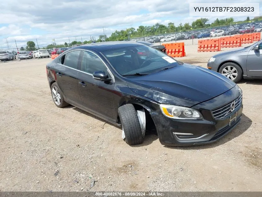 YV1612TB7F2308323 2015 Volvo S60 T5 Premier