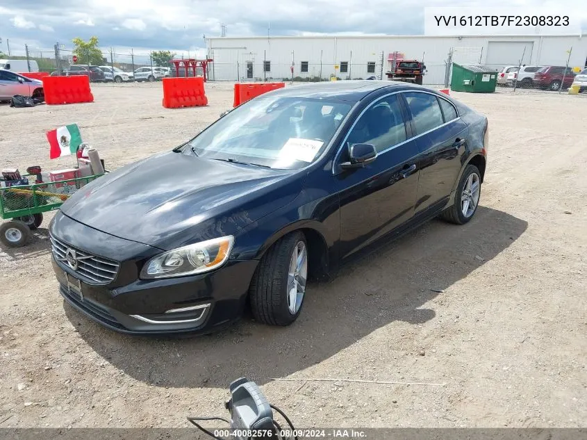 2015 Volvo S60 T5 Premier VIN: YV1612TB7F2308323 Lot: 40082576