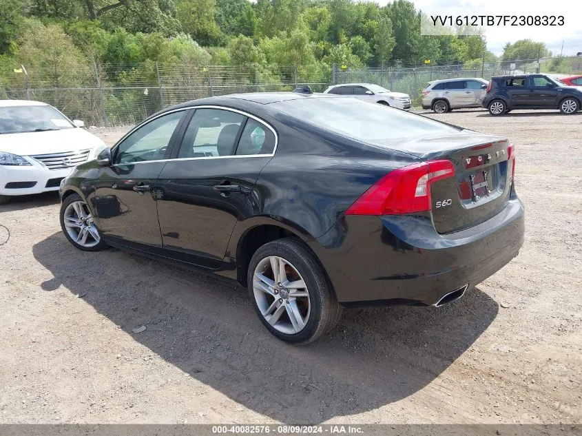 YV1612TB7F2308323 2015 Volvo S60 T5 Premier