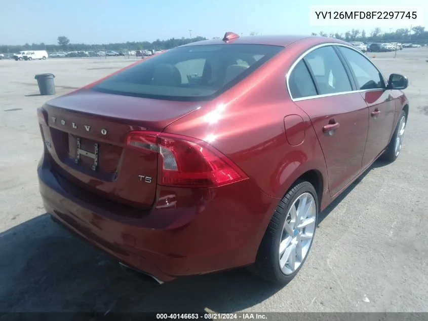 YV126MFD8F2297745 2015 Volvo S60 Platinum