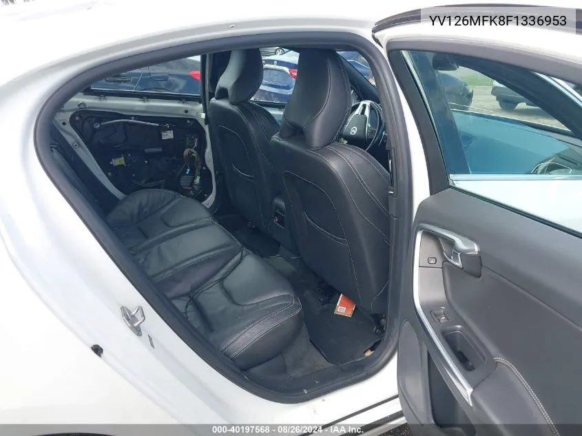 YV126MFK8F1336953 2015 Volvo S60 T5 Premier