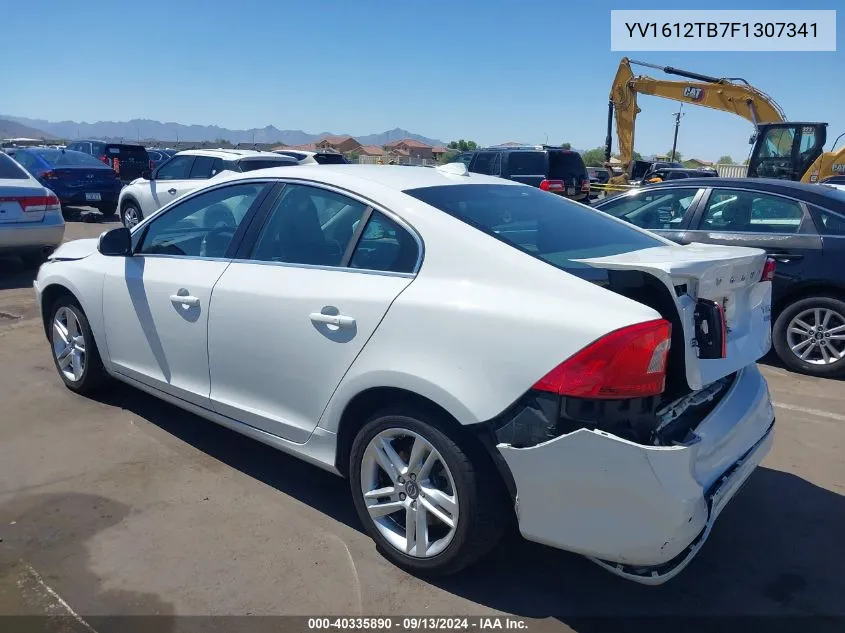 2015 Volvo S60 T5 Premier VIN: YV1612TB7F1307341 Lot: 40335890