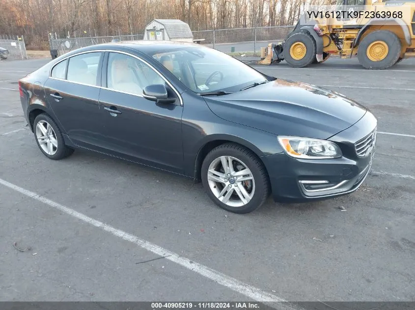 2015 Volvo S60 T5 Premier VIN: YV1612TK9F2363968 Lot: 40905219