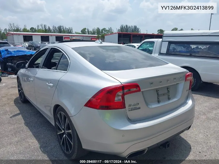 YV126MFK3G2413899 2016 Volvo S60 T5 Drive-E Premier