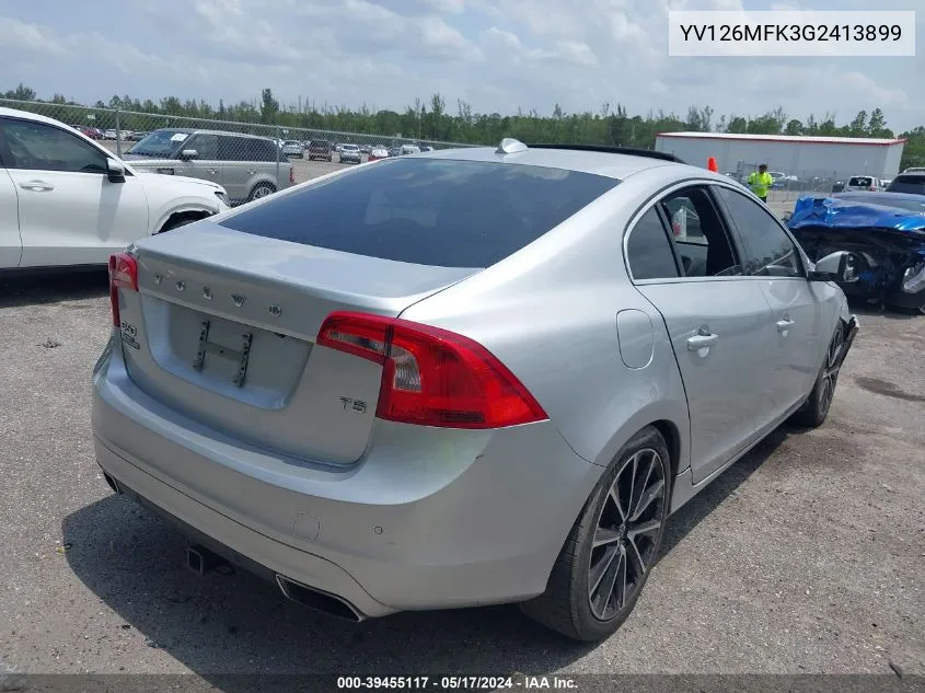 YV126MFK3G2413899 2016 Volvo S60 T5 Drive-E Premier