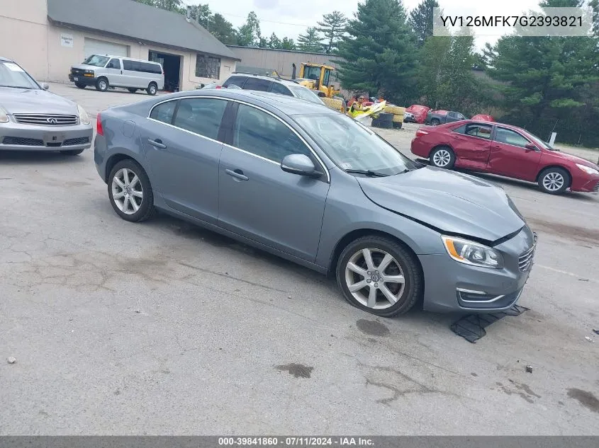 YV126MFK7G2393821 2016 Volvo S60 T5 Drive-E Premier