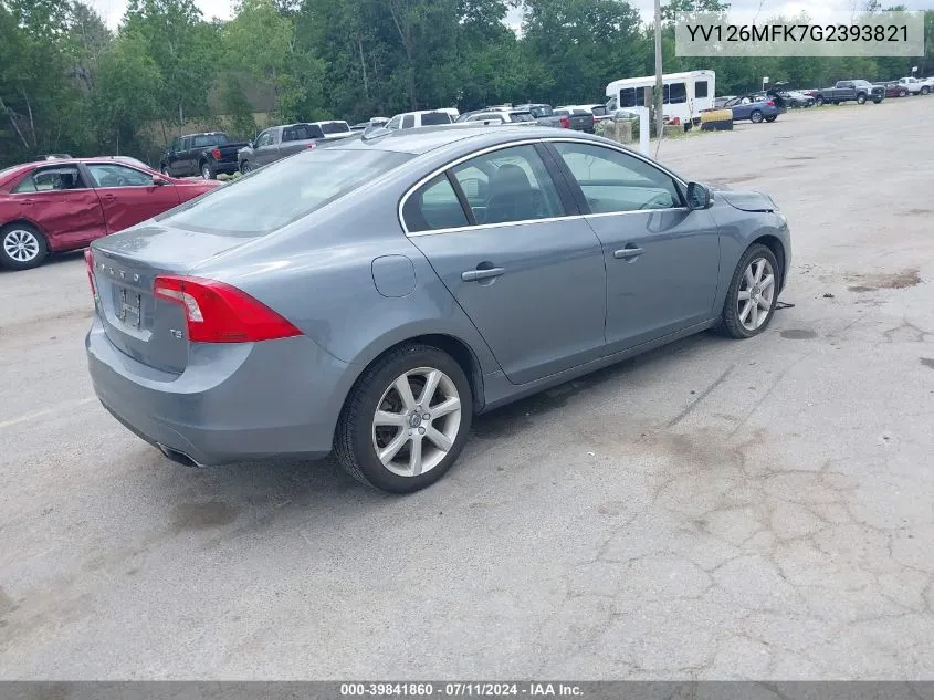 YV126MFK7G2393821 2016 Volvo S60 T5 Drive-E Premier