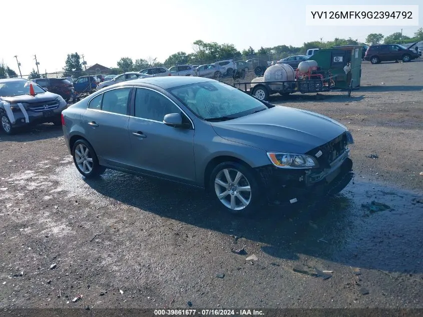 YV126MFK9G2394792 2016 Volvo S60 T5 Drive-E Premier