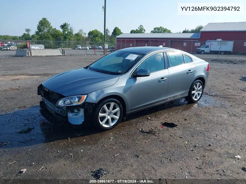 YV126MFK9G2394792 2016 Volvo S60 T5 Drive-E Premier