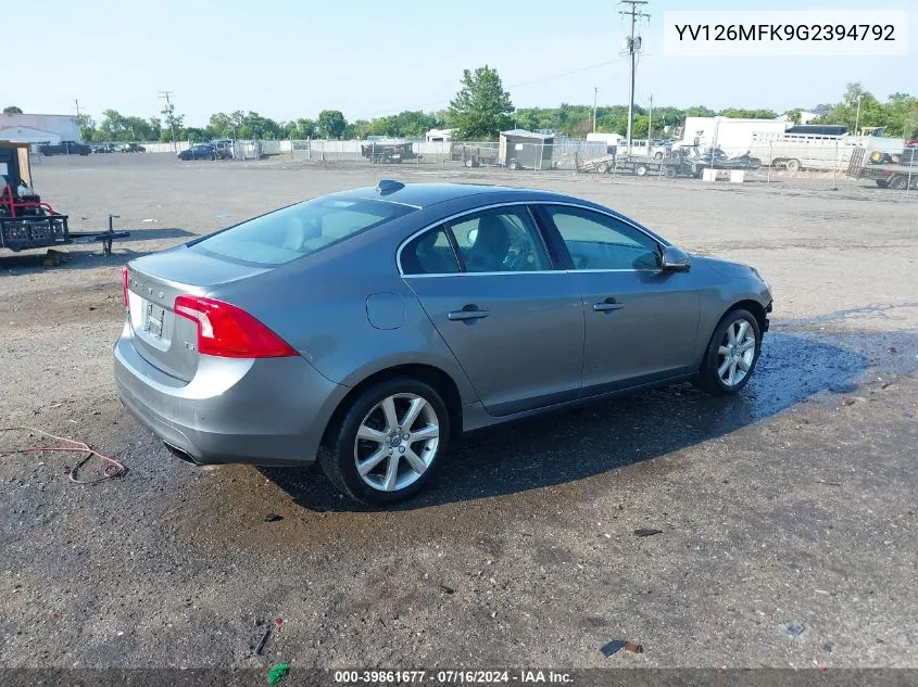 YV126MFK9G2394792 2016 Volvo S60 T5 Drive-E Premier