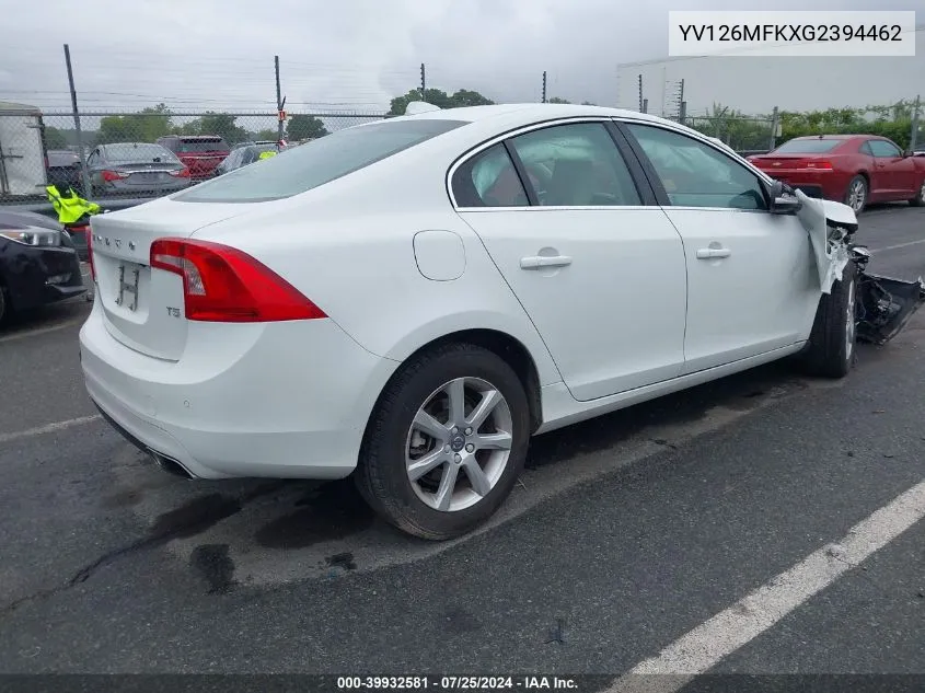 YV126MFKXG2394462 2016 Volvo S60 T5 Drive-E Premier