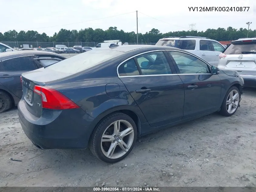 YV126MFK0G2410877 2016 Volvo S60 T5 Drive-E Premier