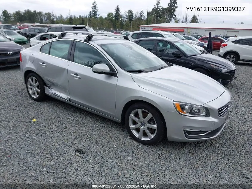 2016 Volvo S60 T5 Premier VIN: YV1612TK9G1399327 Lot: 40122001