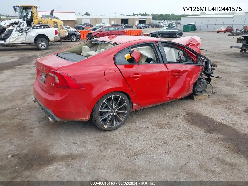 YV126MFL4H2441575 2017 Volvo S60 T5 Dynamic