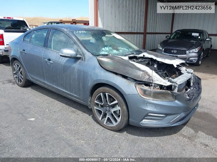 YV126MFL2H2423656 2017 Volvo S60 T5 Dynamic