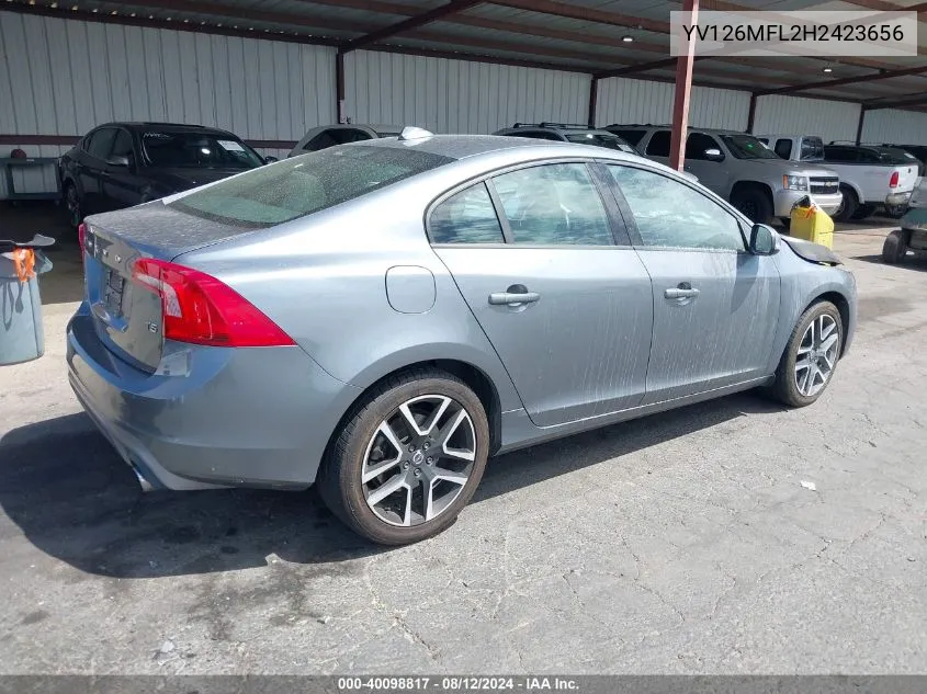 YV126MFL2H2423656 2017 Volvo S60 T5 Dynamic