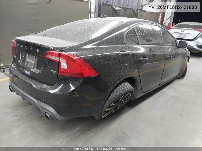 YV126MFL8H2421880 2017 Volvo S60 T5 Dynamic