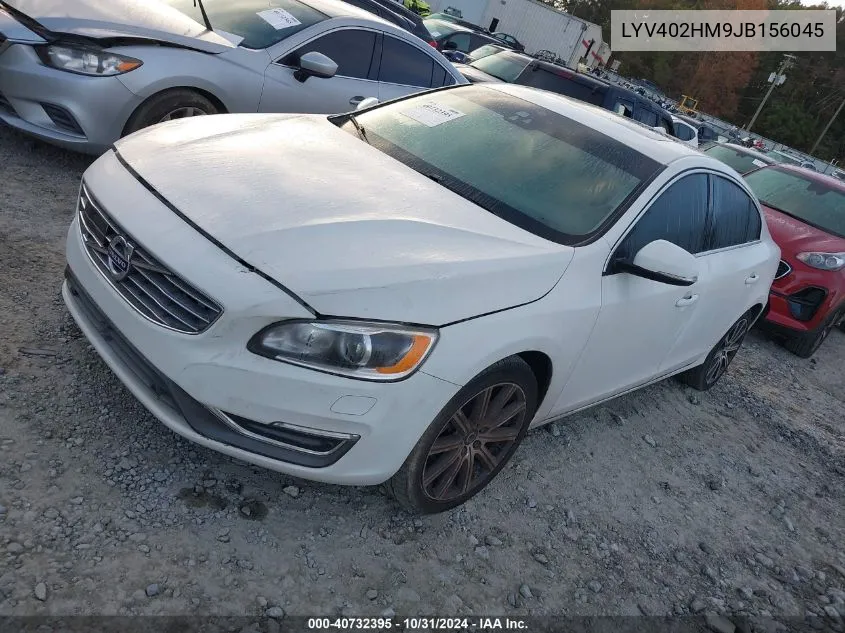 LYV402HM9JB156045 2018 Volvo S60 T5 Platinum