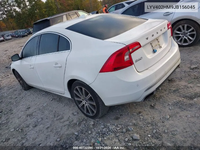 LYV402HM9JB156045 2018 Volvo S60 T5 Platinum