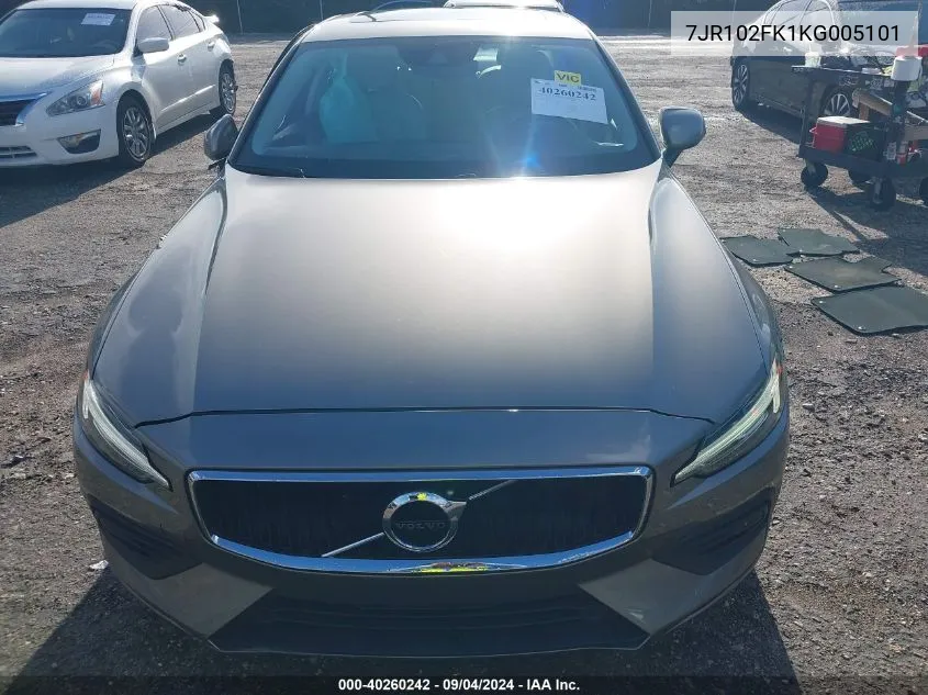 7JR102FK1KG005101 2019 Volvo S60 T5 Momentum