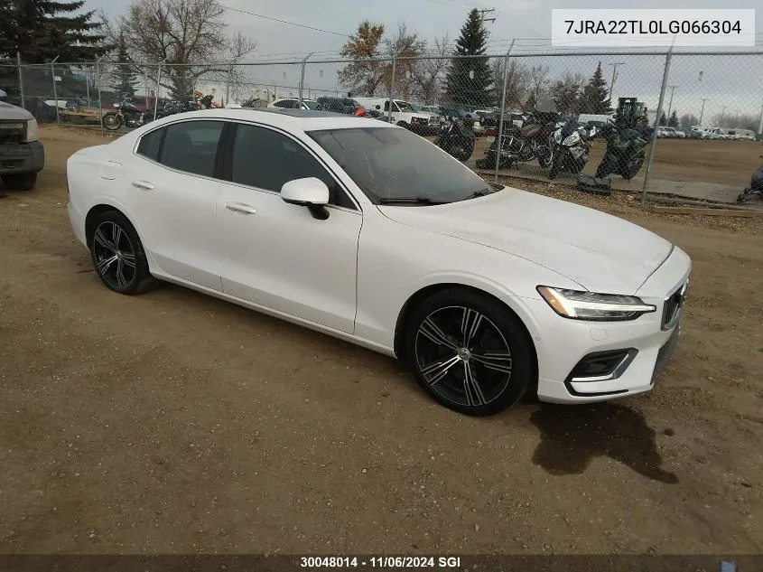 2020 Volvo S60 T6 Inscription VIN: 7JRA22TL0LG066304 Lot: 30048014