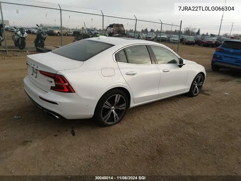 2020 Volvo S60 T6 Inscription VIN: 7JRA22TL0LG066304 Lot: 30048014