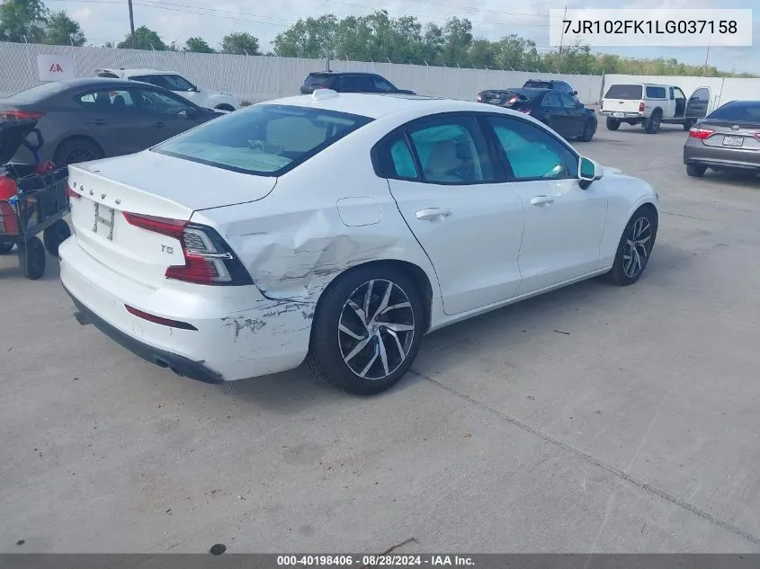 7JR102FK1LG037158 2020 Volvo S60 T5 Momentum