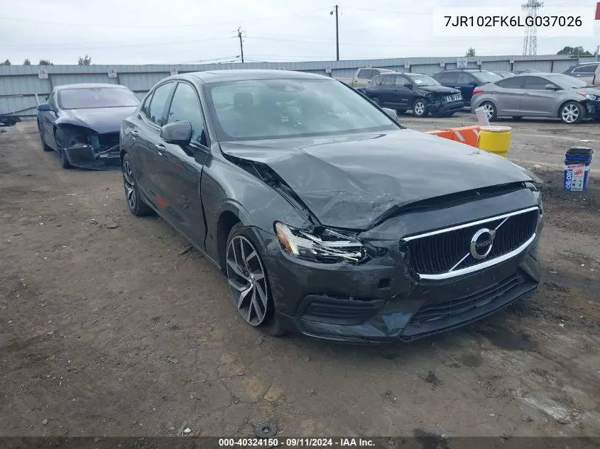 7JR102FK6LG037026 2020 Volvo S60 T5 Momentum