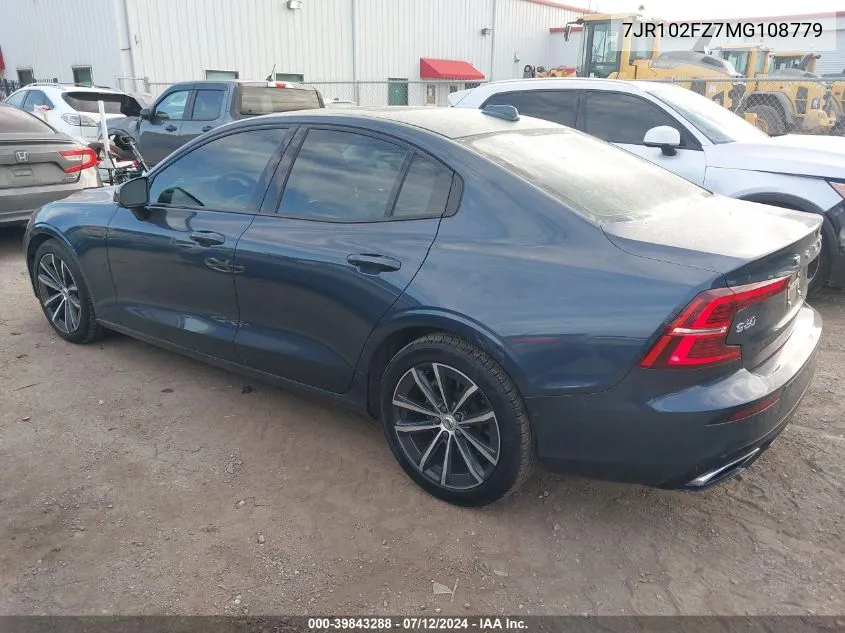 7JR102FZ7MG108779 2021 Volvo S60 T5 Momentum