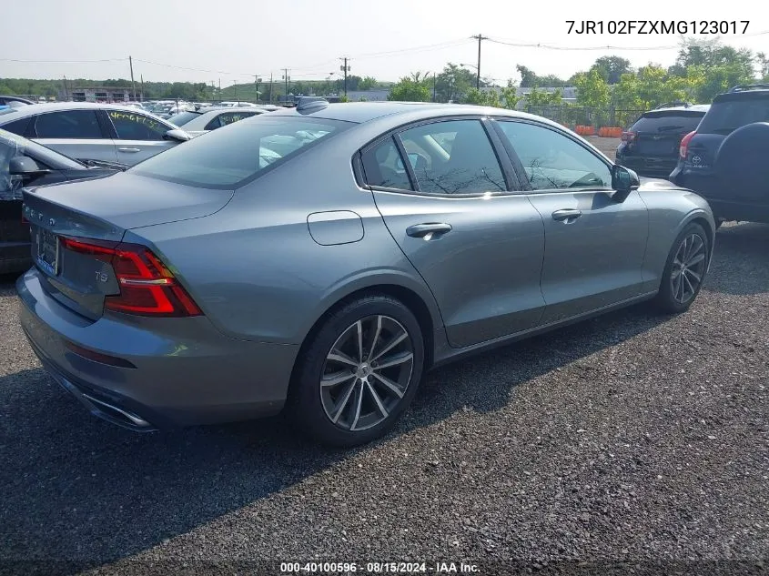 7JR102FZXMG123017 2021 Volvo S60 T5 Momentum