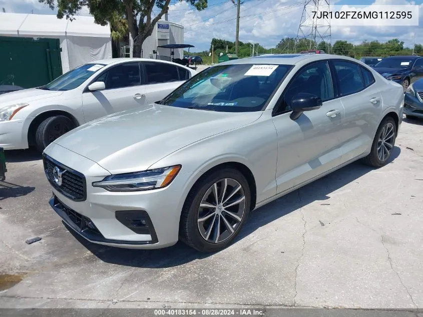 7JR102FZ6MG112595 2021 Volvo S60 T5 Momentum