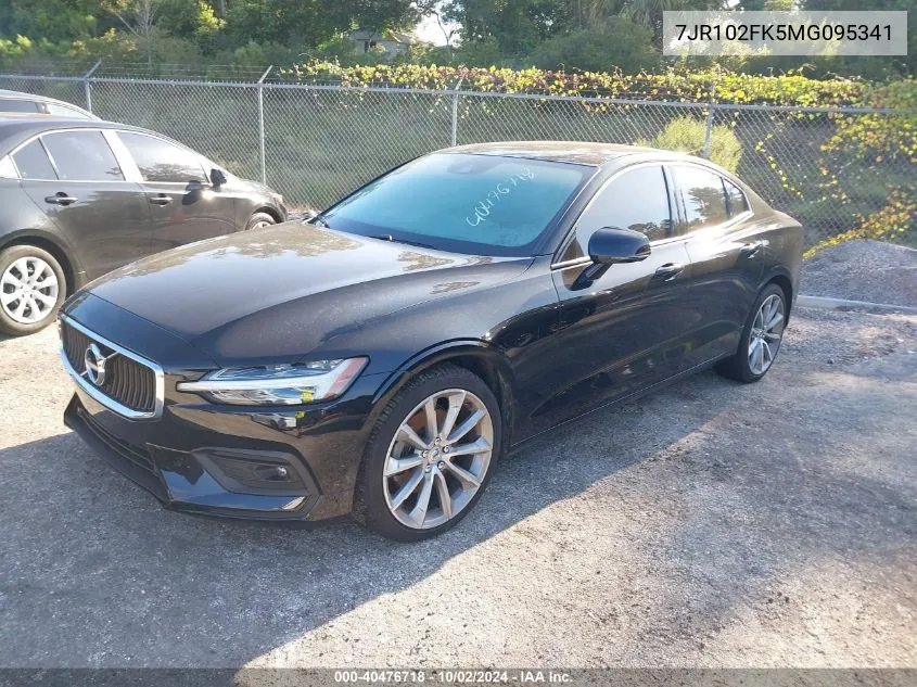 7JR102FK5MG095341 2021 Volvo S60 T5 Momentum