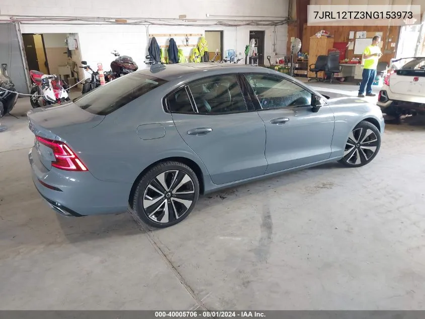 7JRL12TZ3NG153973 2022 Volvo S60 B5 Momentum