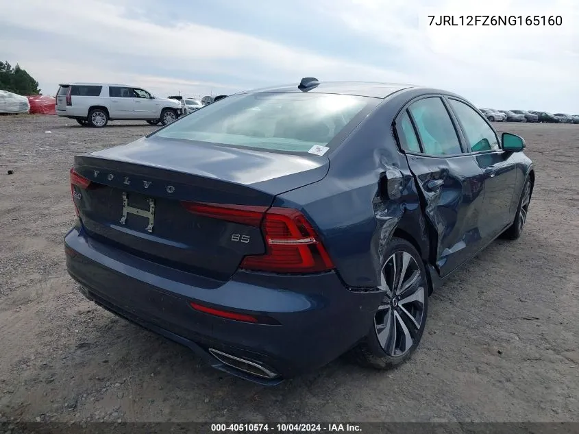 7JRL12FZ6NG165160 2022 Volvo S60 B5 Momentum