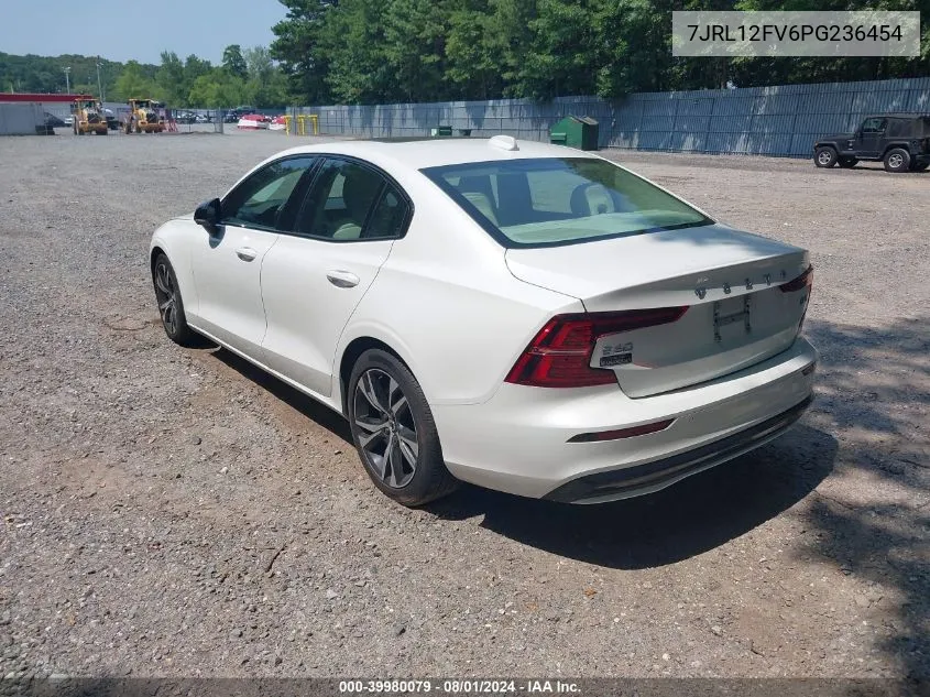 2023 Volvo S60 B5 Core Dark Theme VIN: 7JRL12FV6PG236454 Lot: 39980079