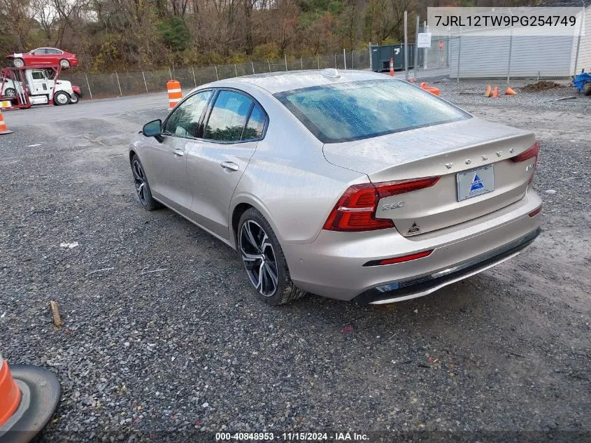 2023 Volvo S60 B5 Plus Dark Theme VIN: 7JRL12TW9PG254749 Lot: 40848953