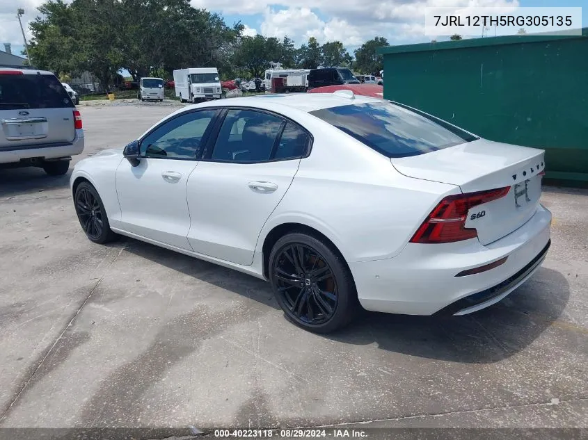 7JRL12TH5RG305135 2024 Volvo S60 B5 Plus Black Edition