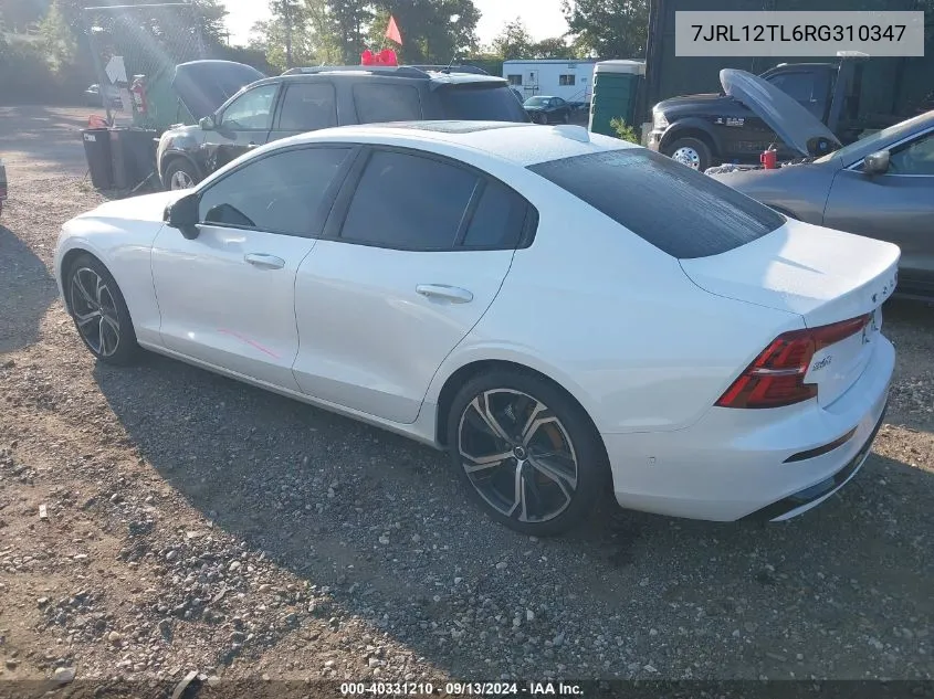 7JRL12TL6RG310347 2024 Volvo S60 Plus