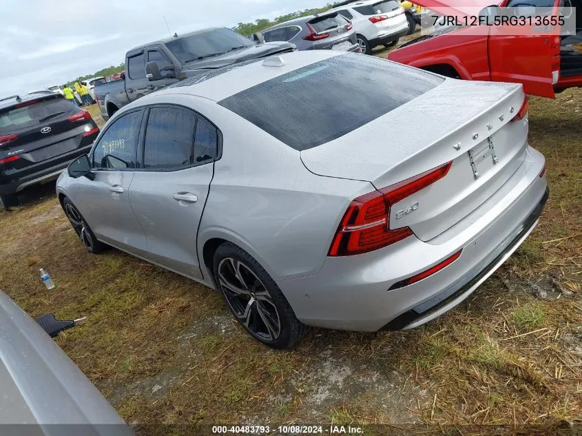 2024 Volvo S60 Plus VIN: 7JRL12FL5RG313655 Lot: 40483793