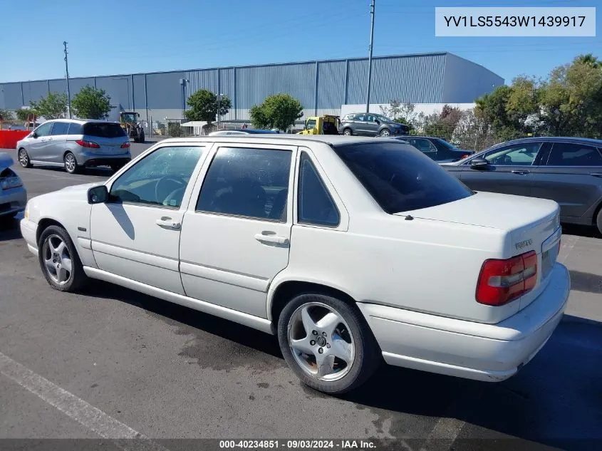 1998 Volvo S70 Gtas/Gtms VIN: YV1LS5543W1439917 Lot: 40234851