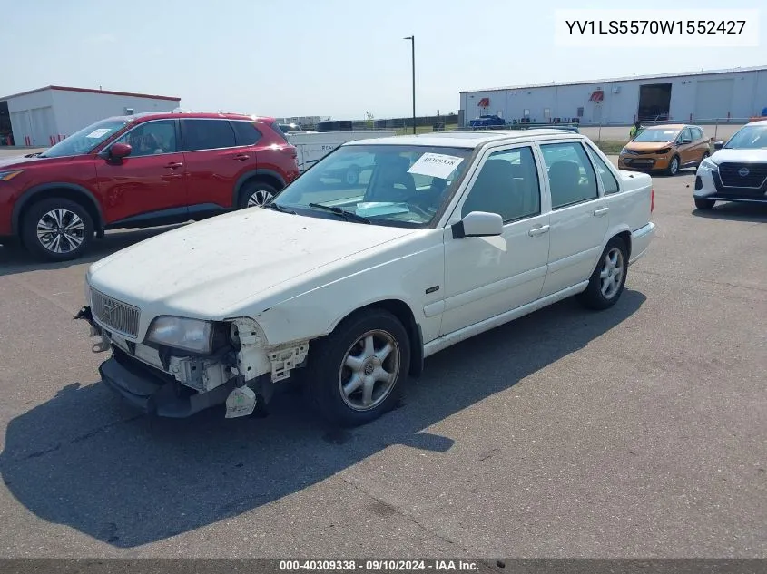 1998 Volvo S70 Gtas/Gtms VIN: YV1LS5570W1552427 Lot: 40309338