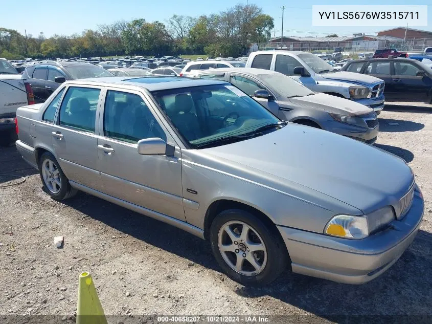 1998 Volvo S70 Glt VIN: YV1LS5676W3515711 Lot: 40658207